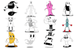 draw a character full body like a 30s cartoon or cuphead