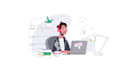 create illustrations for web and motion graphics