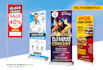 design retractable, roll up banner, signage, outdoor design