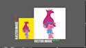 create vector eps ai svg from low quality raster image