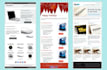 make responsive and editable mailchimp template