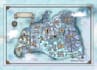 draw a geolocated map, for tourism, fun or commercial use