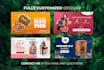 design professional website banner, header, google ad