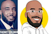 draw cute cartoon portrait, avatar, profile picture