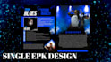 design professional one sheet, epk, media kit, press kit