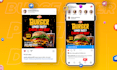 design creative social media posts and web banners