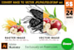 do vector tracing and convert jpg to vector