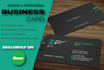 design simple and luxurious business card