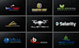 do flat minimalist logo designs and redesign your brand image