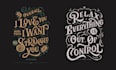 make custom vintage hand lettering and typography for you