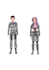 create a 2d character for a model sheet