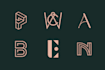 design initials monogram logo