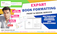 professionally format your book for amazon KDP print and kindle ebook