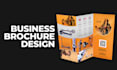 design professional trifold brochure for your business