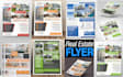design professional real estate flyers, brochures,  posters