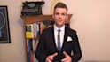 create a professional company spokesperson video