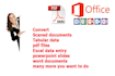 convert PDF to ppt,word or excel