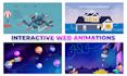 create lottie, rive, HTML5, svg animations
