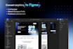 help convert to figma file from any file, PSD, jpg