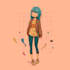 draw cute aesthetic character, avatar or fanart