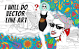do vector line art, illustration, tracing for you