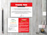 design a custom ecommerce thank you card