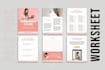 design worksheets, workbooks, various business pdfs