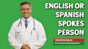 be your green screen english or spanish medical spokesperson