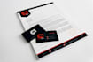 design a modern word editable letterhead