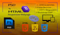 convert psd to html fully responsive