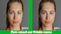 retouch your photo and remove wrinkle with photoshop