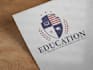 do educational logo for school college study and university