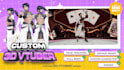 create custom vrchat avatar, vroid and 3d vtuber model