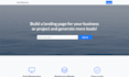 build landing page or a one paged web app