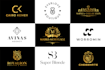 do modern luxury logo design for business