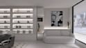 make 3d interior design and rendering of commercial space