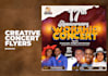 design a creative concert flyer