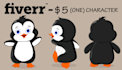 cute human and animal cartoon character in any pose