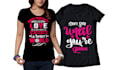 make creative typography and custom t shirt design