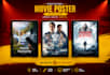 create a professional movie poster design
