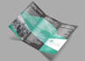 design creative professional bifold or trifold brochure