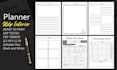 create printable planner, journal, logbook, etc