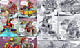 draw comic art for books, panels, and characters