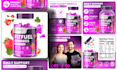 design scroll stopper amazon product listing images, a plus content and ebc
