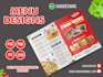 design restaurant menu, bar menu, food menu