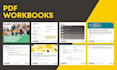 design amazing PDF workbooks