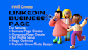 create linkedin business page