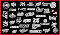 designe  typography urban streetwear clothing dj,  band t shirt logo