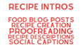 write an SEO intro and article for your recipe