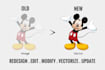 professional vector redesign, update, edit your artwork